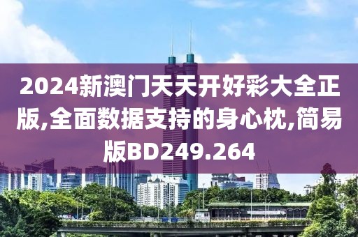 2024新澳門天天開好彩大全正版,全面數據支持的身心枕,簡易版BD249.264