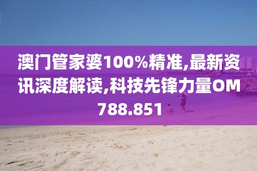 澳門管家婆100%精準,最新資訊深度解讀,科技先鋒力量OM788.851