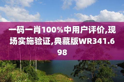 一碼一肖100%中用戶評價,現場實施驗證,典藏版WR341.698