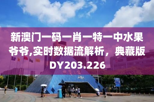 新澳門一碼一肖一特一中水果爺爺,實時數據流解析，典藏版DY203.226