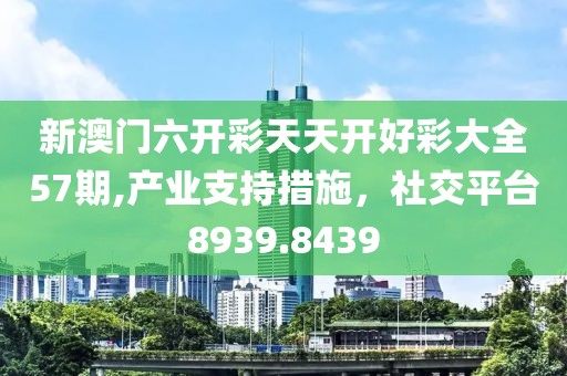 新澳門六開彩天天開好彩大全57期,產業支持措施，社交平臺8939.8439