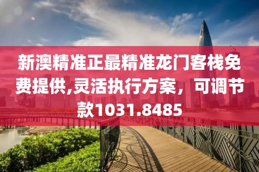 新澳精準正最精準龍門客棧免費提供,靈活執行方案，可調節款1031.8485