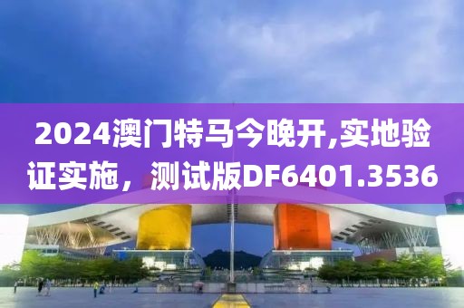 2024澳門特馬今晚開,實地驗證實施，測試版DF6401.3536