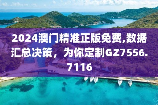 2024澳門精準正版免費,數據匯總決策，為你定制GZ7556.7116