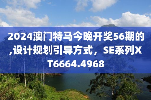 2024澳門特馬今晚開獎56期的,設計規劃引導方式，SE系列XT6664.4968