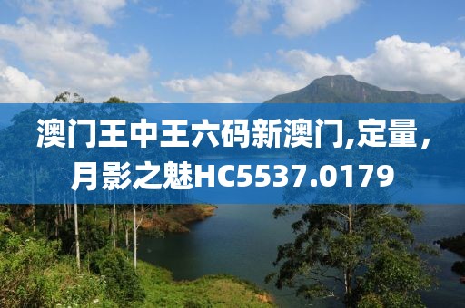 澳門王中王六碼新澳門,定量，月影之魅HC5537.0179