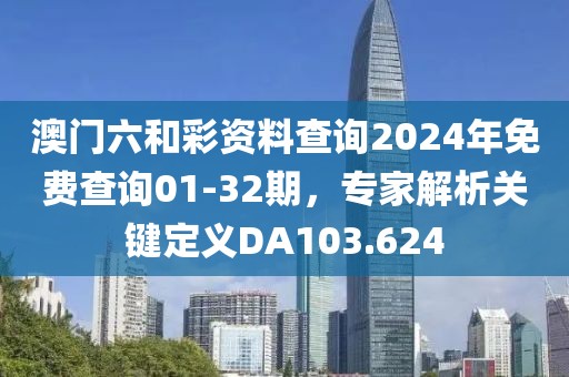 澳門六和彩資料查詢2024年免費查詢01-32期，專家解析關鍵定義DA103.624