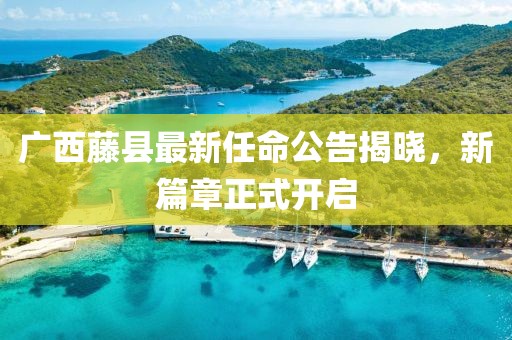 廣西藤縣最新任命公告揭曉，新篇章正式開啟