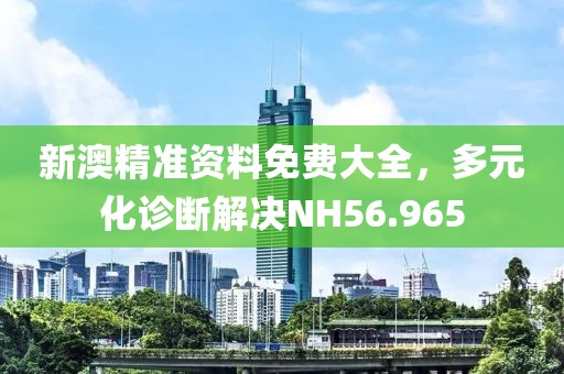 新澳精準資料免費大全，多元化診斷解決NH56.965