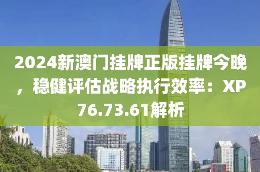 2024新澳門掛牌正版掛牌今晚，穩健評估戰略執行效率：XP76.73.61解析