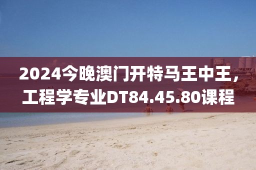 2024今晚澳門開特馬王中王，工程學專業DT84.45.80課程