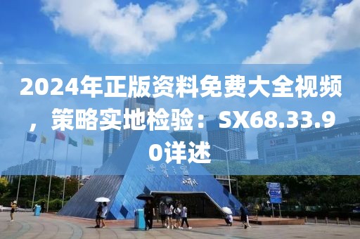 2024年正版資料免費大全視頻，策略實地檢驗：SX68.33.90詳述