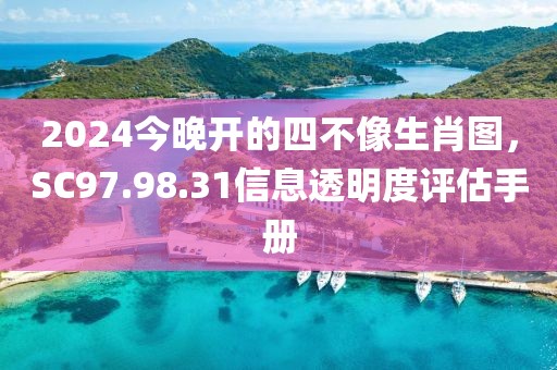 2024今晚開的四不像生肖圖，SC97.98.31信息透明度評估手冊