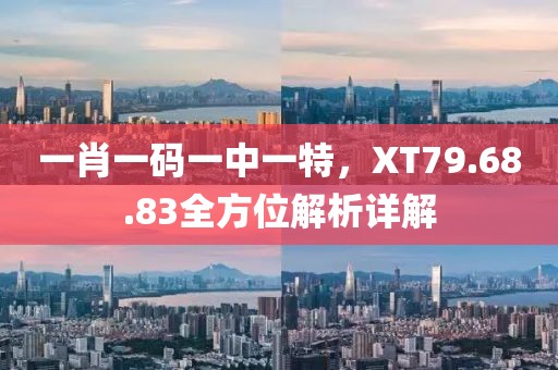 一肖一碼一中一特，XT79.68.83全方位解析詳解