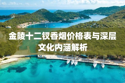 金陵十二釵香煙價格表與深層文化內涵解析