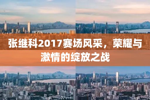 張繼科2017賽場風采，榮耀與激情的綻放之戰