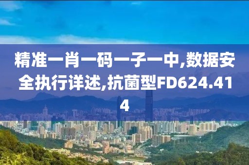 精準一肖一碼一子一中,數據安全執行詳述,抗菌型FD624.414