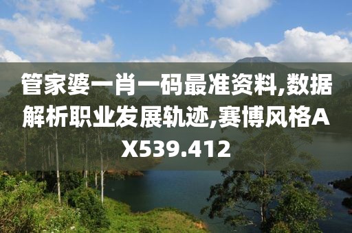 管家婆一肖一碼最準資料,數據解析職業發展軌跡,賽博風格AX539.412