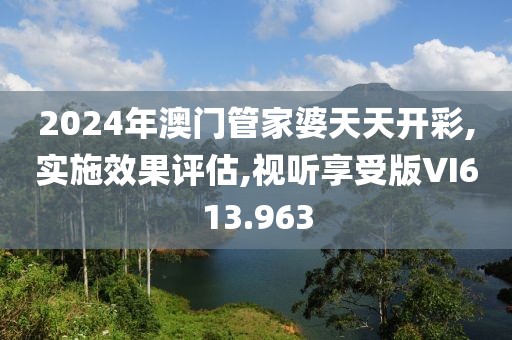 2024年澳門管家婆天天開彩,實施效果評估,視聽享受版VI613.963